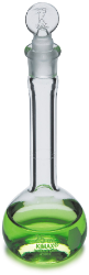 Flacon, volumétrique classe A, en verre, 100 mL
