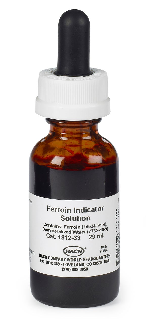 Solution témoin de ferroïne, 29 mL DB