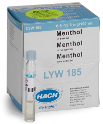 Test en cuve pour menthol dans distillat 0,5-15 mg menthol/100 mL