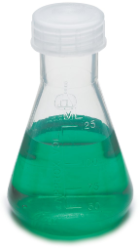 Flacon, Erlenmeyer, polyméthylpentène, capacité de 125 mL