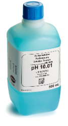 Solution tampon, pH 10,01, code couleur bleu, 500 mL