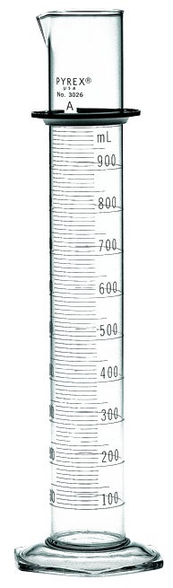 Cylindre, gradué, double métrique, 1 L
