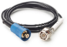 Câble CL114, 1&nbsp;m, pour électrode à capuchon vissé FX/S7/coax, prise BNC