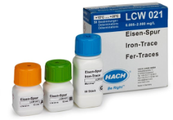 Traces de fer, kit de réactifs, 0,005 à 2 mg/L Fe