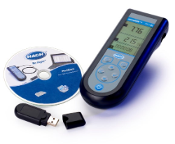 pH-mètre portable Sension+ PH1 DL avec enregistreur de données