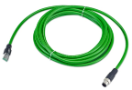 Câble Ethernet M12 vers RJ45, 5 m