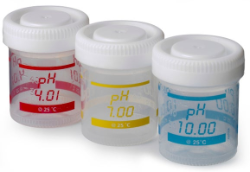Sension+ Flacons imprimés 3 x 50 mL pour l'étalonnage du pH, UE