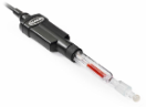 Electrode de pH rechargeable en verre Red Rod pour milieux ayant tendance à encrasser, pour laboratoire, Intellical PHC745, câble de 1 m
